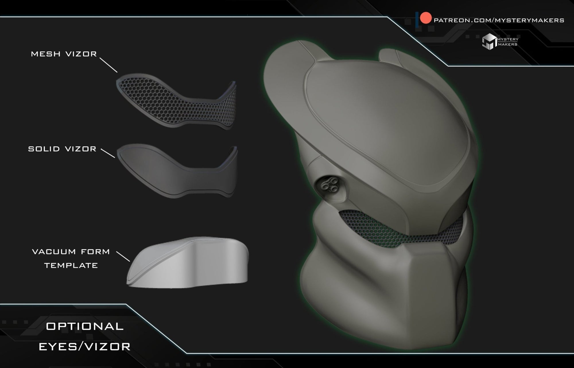 Mediocre StudiosPredator Bio MaskCosplay Helmet