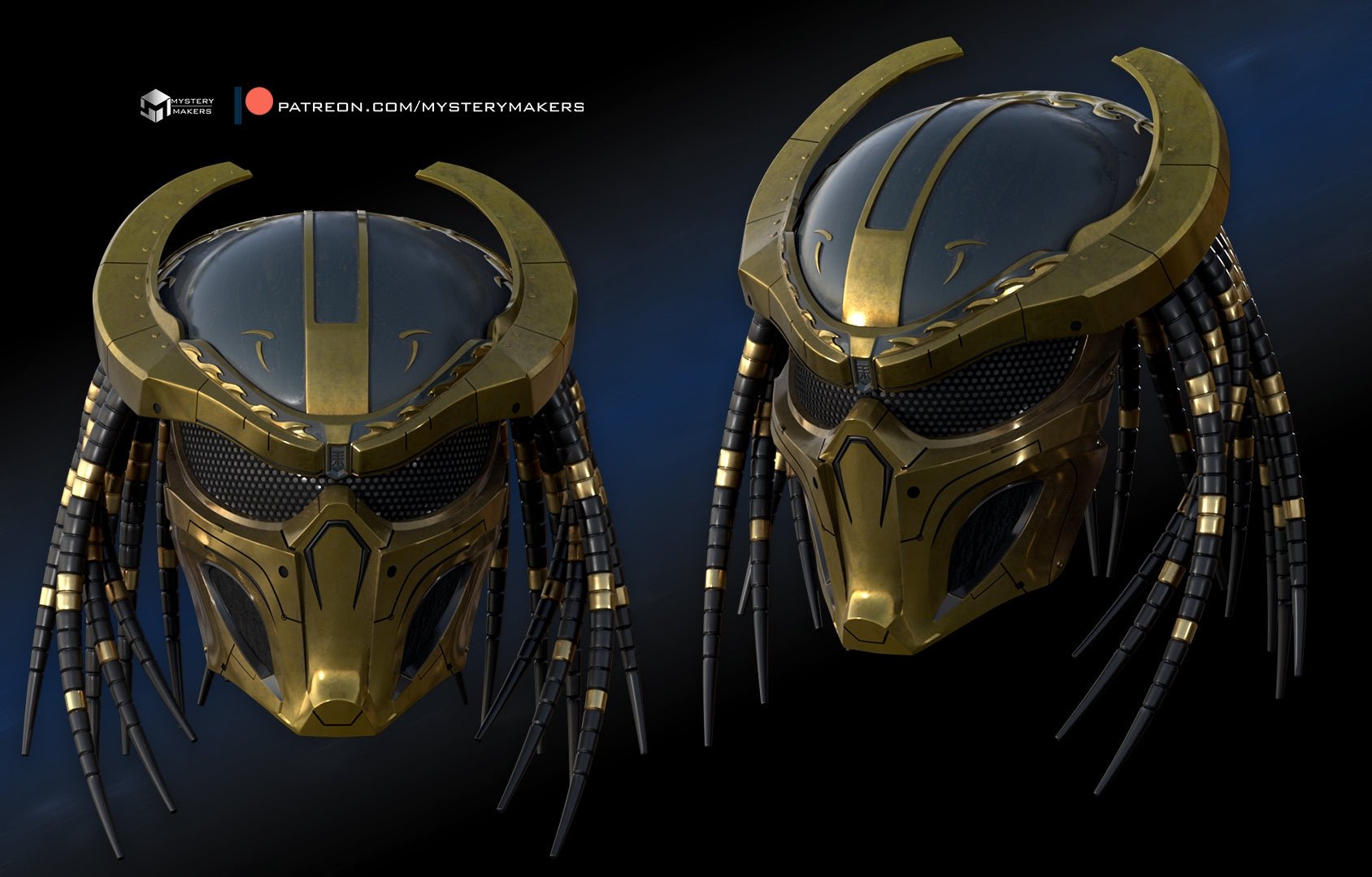 Mediocre StudiosPredator Samurai Era MaskCosplay Helmet