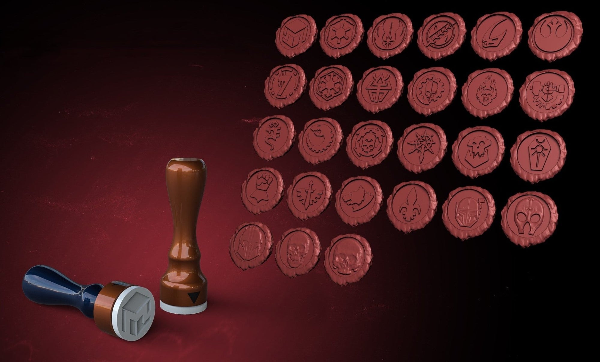 Mediocre StudiosPurity Seals - Full Set of Chapter SealsCostume Accessories