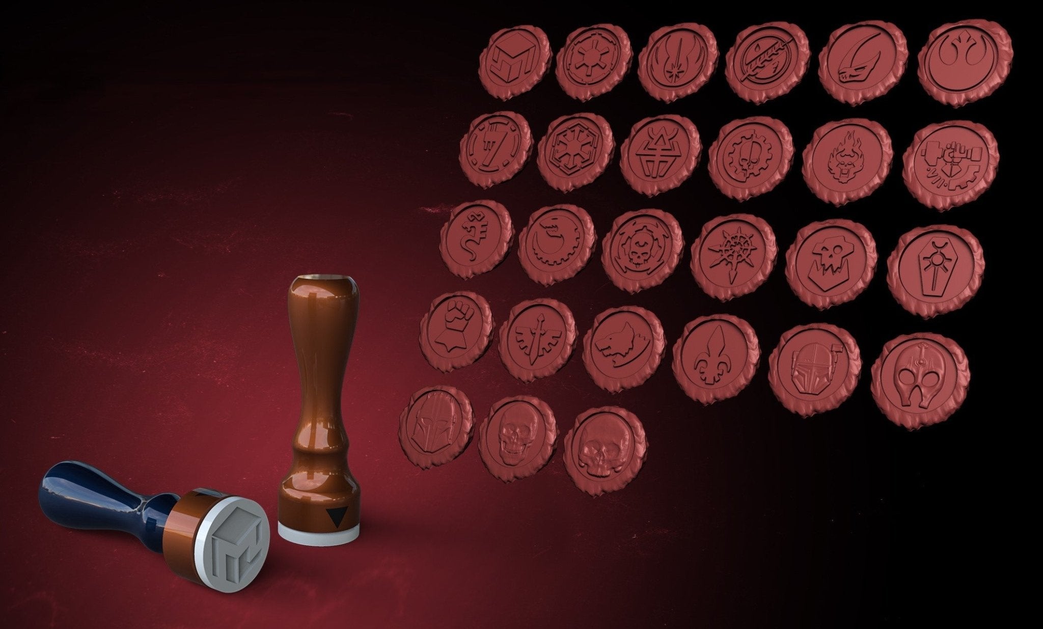 Mediocre StudiosPurity Seals - Full Set of Chapter SealsCostume Accessories