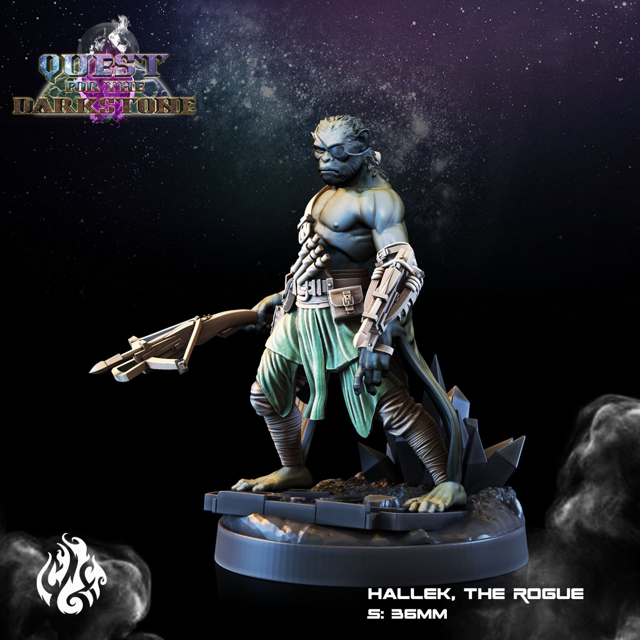 Mediocre StudiosQuest for the DarkstoneTabletop Gaming Miniature