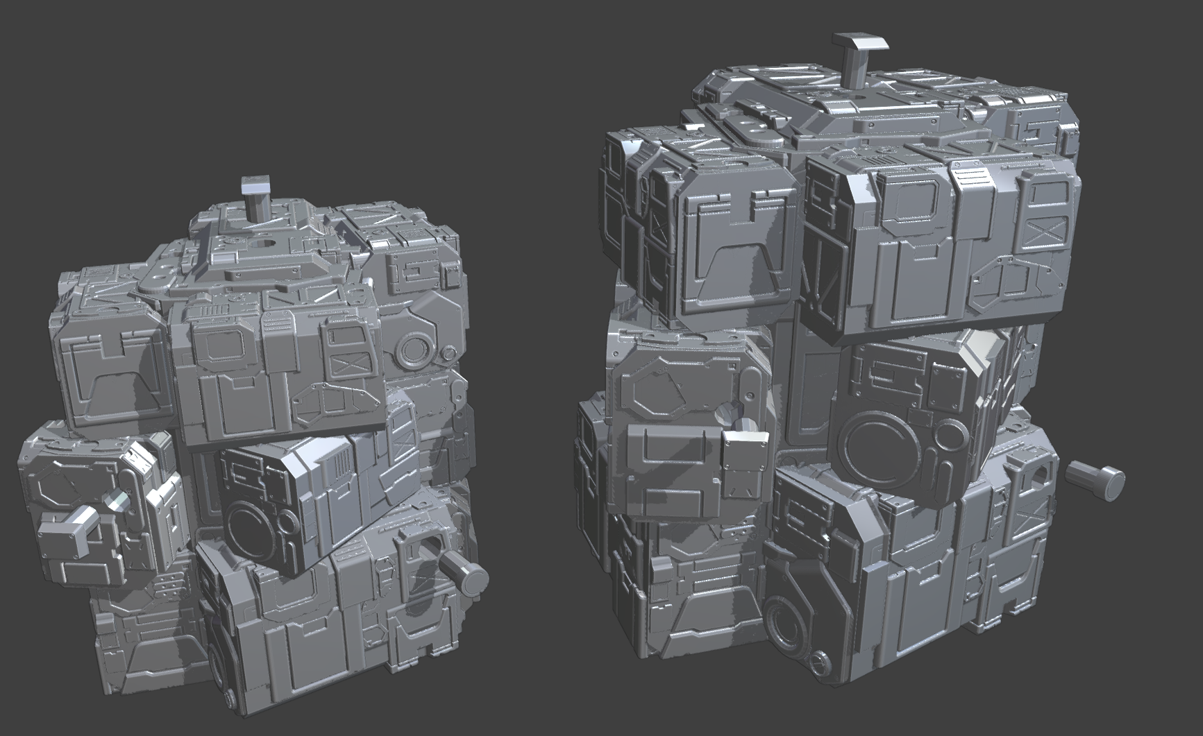 Stacked Crates