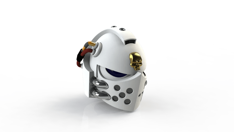 Mediocre StudiosSilver Squires Warden - HelmetCosplay Helmet