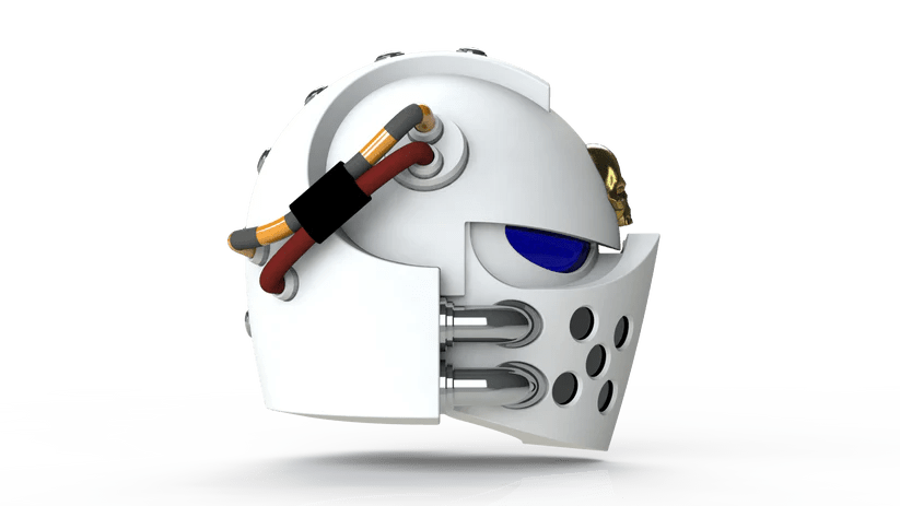 Mediocre StudiosSilver Squires Warden - HelmetCosplay Helmet