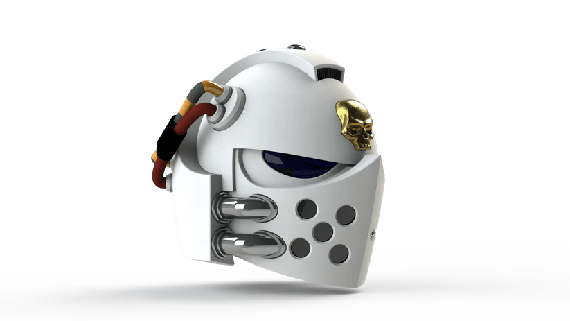 Mediocre StudiosSilver Squires Warden - HelmetCosplay Helmet