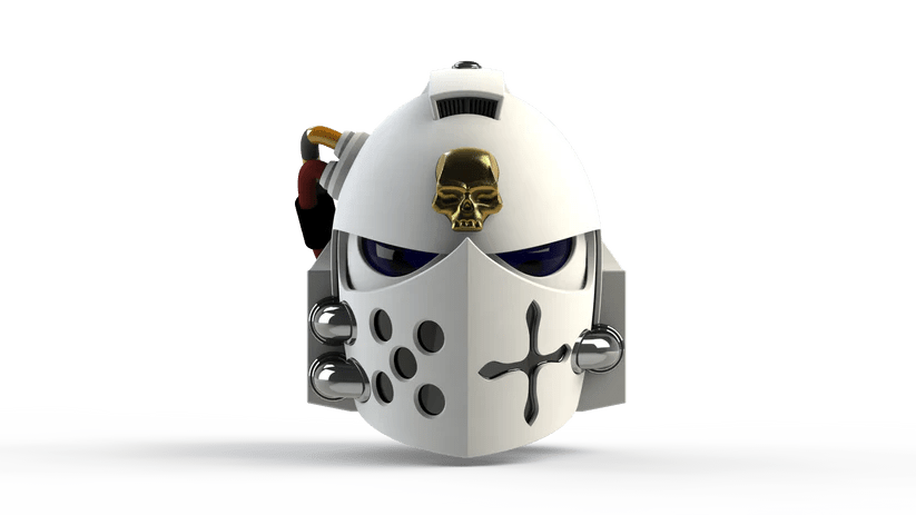 Mediocre StudiosSilver Squires Warden - HelmetCosplay Helmet