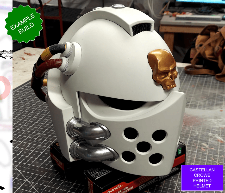 Mediocre StudiosSilver Squires Warden - HelmetCosplay Helmet