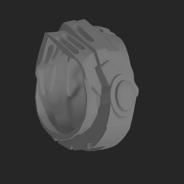 Mediocre StudiosSilver Warden Demon Slayer Helmet3D Model STL