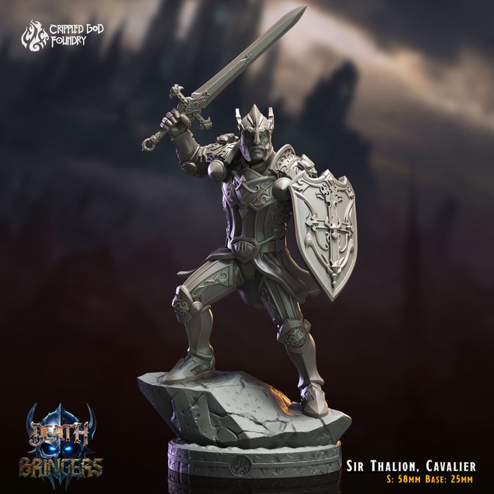 Mediocre StudiosSir Talion, CavalierTabletop Gaming Miniature