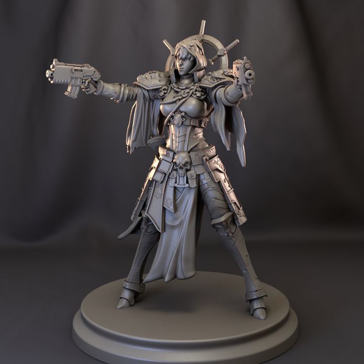 Mediocre StudiosSister Superior Lith Hespergat - The UnyieldingTabletop Gaming Miniature