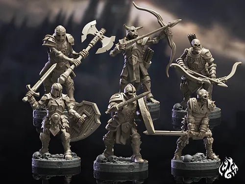 Mediocre StudiosSkeleton Knights Anniversary SetTabletop Gaming Miniature