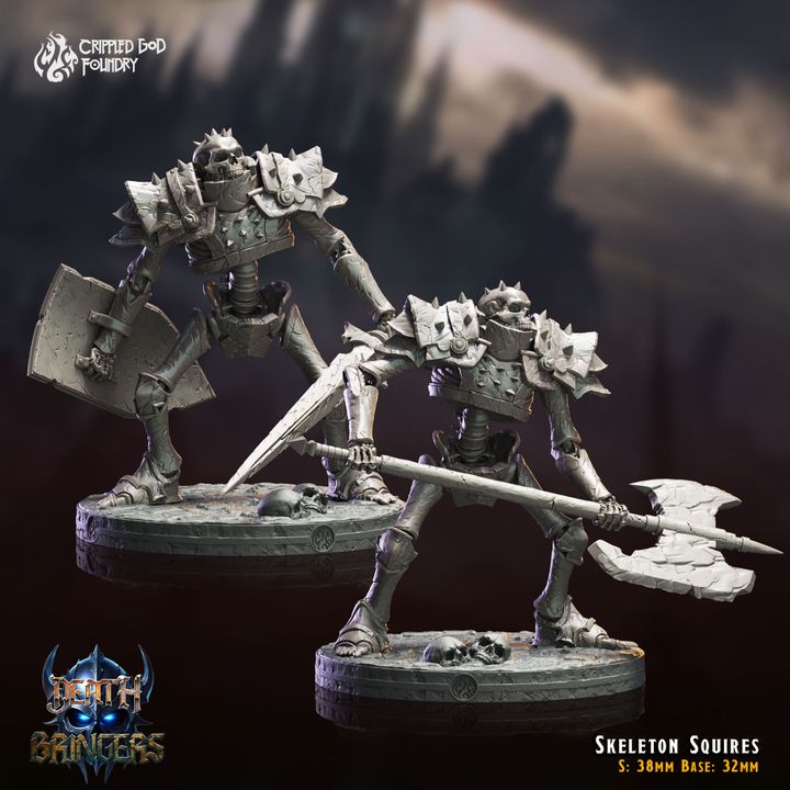 Mediocre StudiosSkeleton SquiresTabletop Gaming Miniature