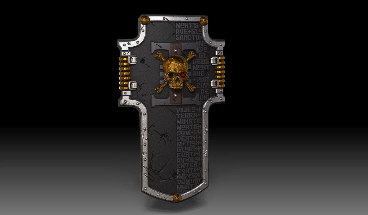 Mediocre StudiosSkull & Bones Shield (.stl)3D Model STL
