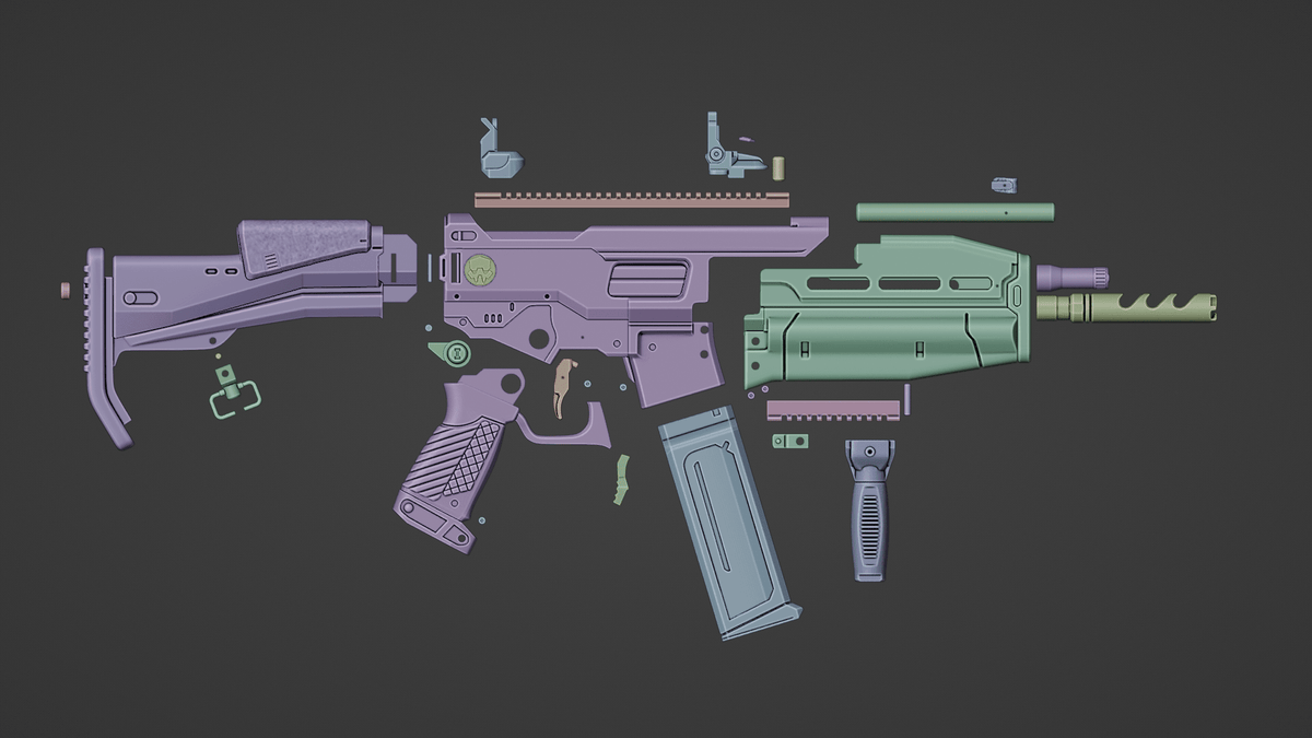 Mediocre StudiosSMG-32 ReprimandProps
