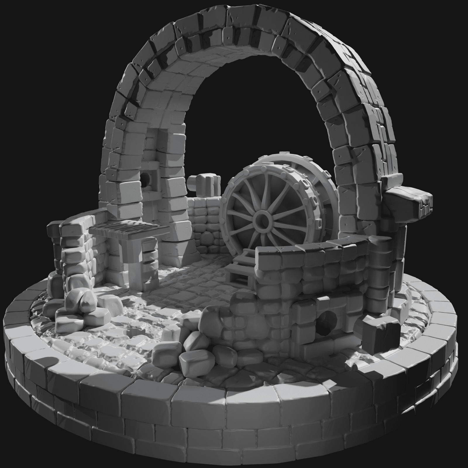 Mediocre StudiosStone Wheel BaseTabletop Gaming