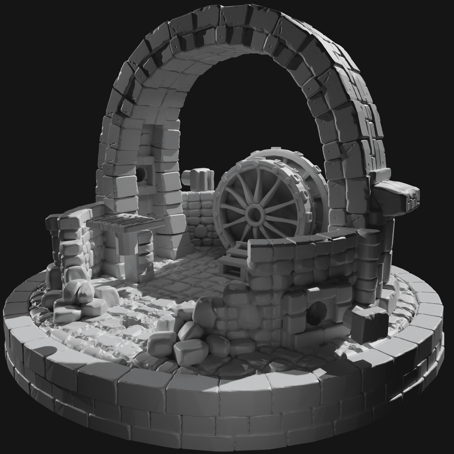 Mediocre StudiosStone Wheel BaseTabletop Gaming