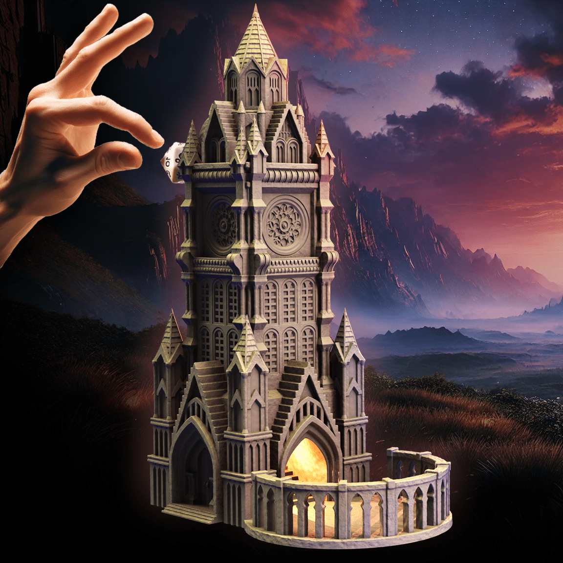 Mediocre StudiosThe Cathedral of Faith Dice TowerDice Tower