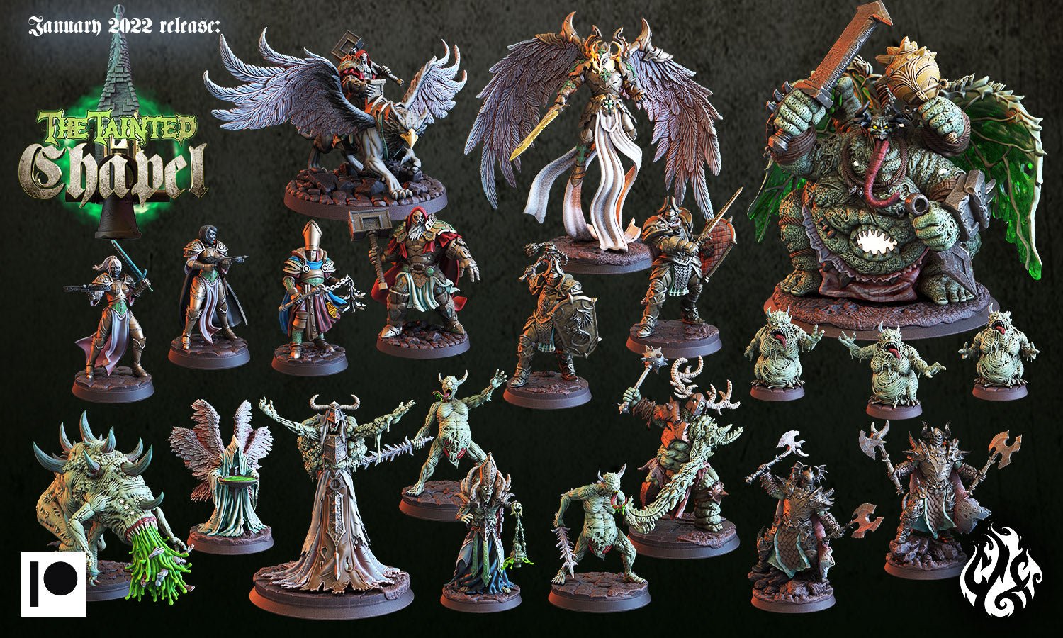 Mediocre StudiosThe Tainted ChapelTabletop Gaming Miniature