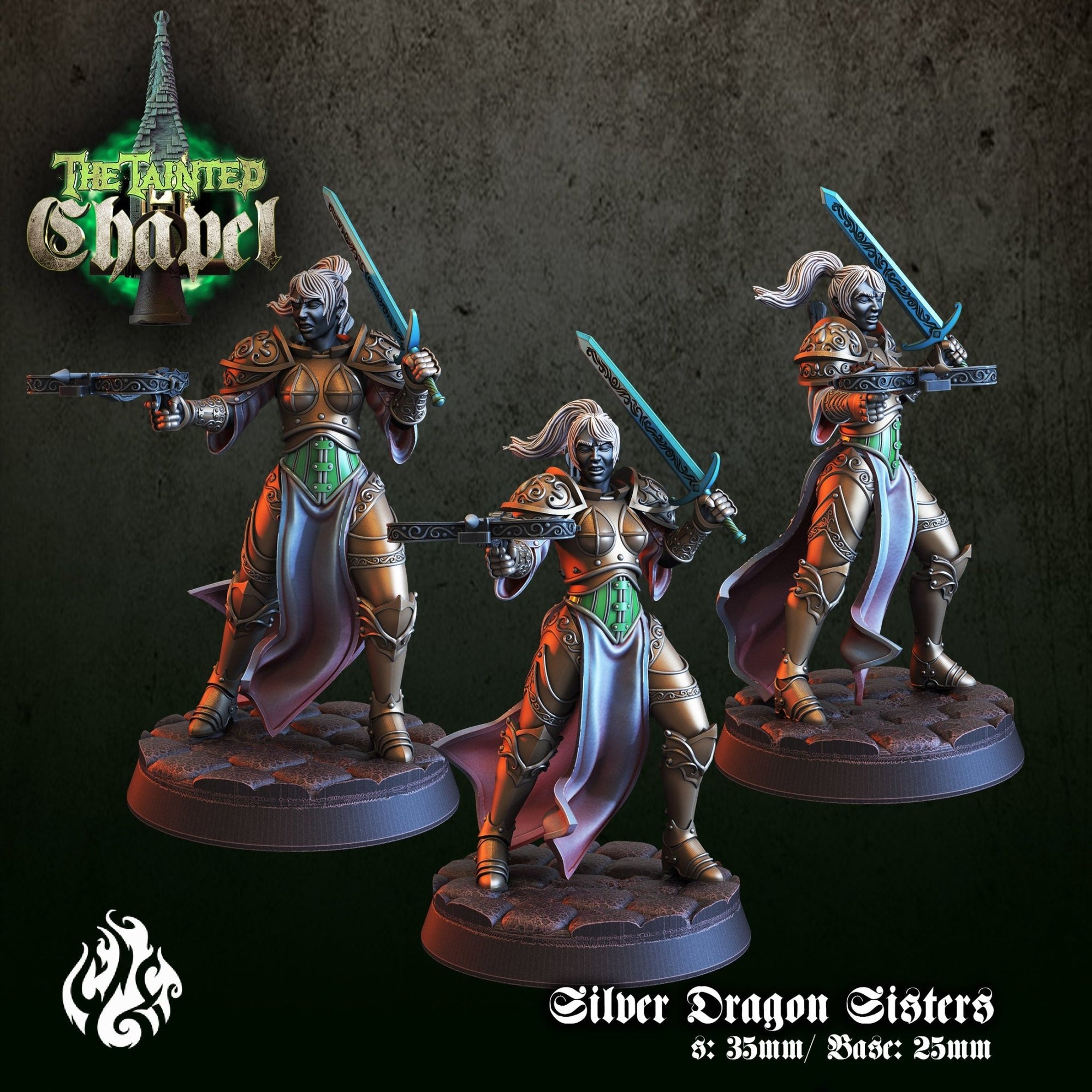 Mediocre StudiosThe Tainted ChapelTabletop Gaming Miniature