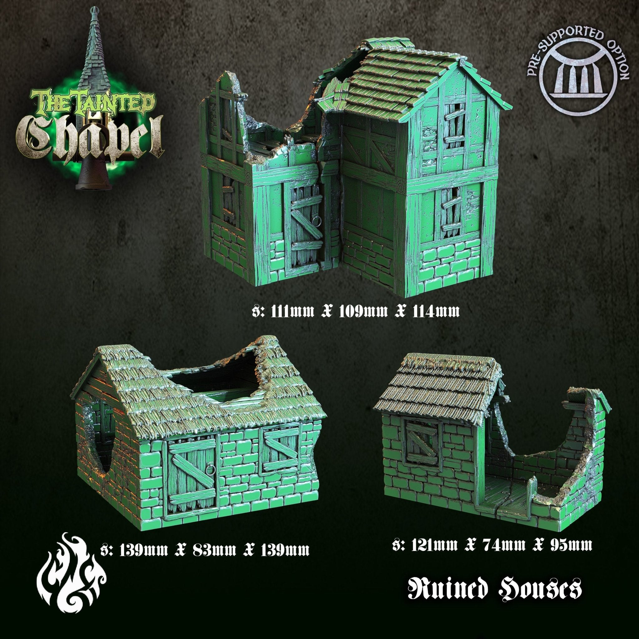 Mediocre StudiosThe Tainted ChapelTabletop Gaming Miniature