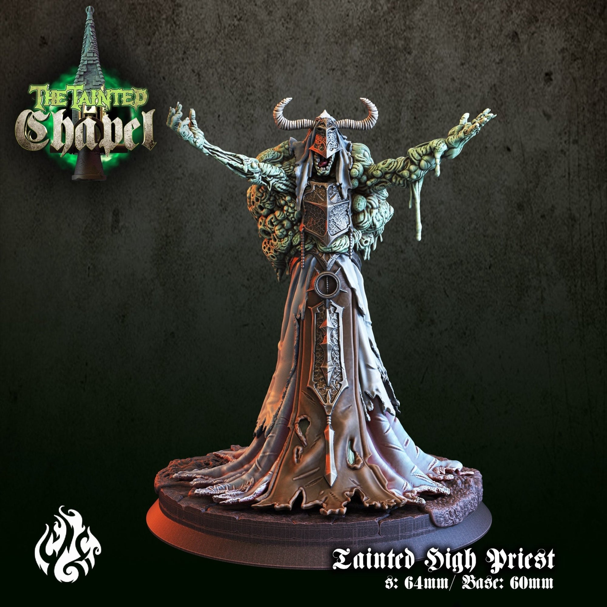 Mediocre StudiosThe Tainted ChapelTabletop Gaming Miniature