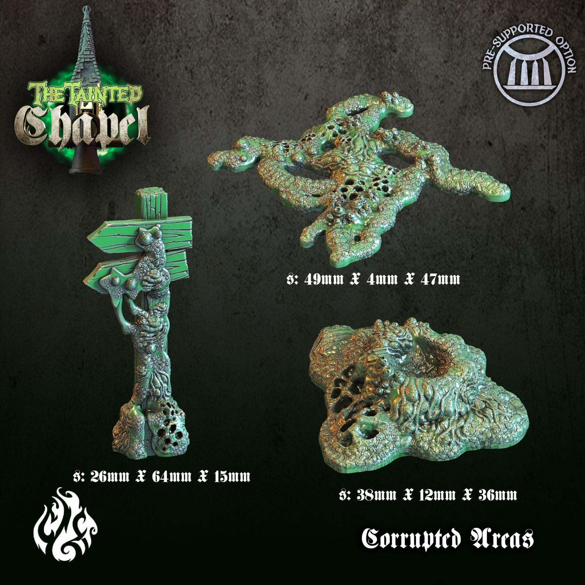 Mediocre StudiosThe Tainted ChapelTabletop Gaming Miniature