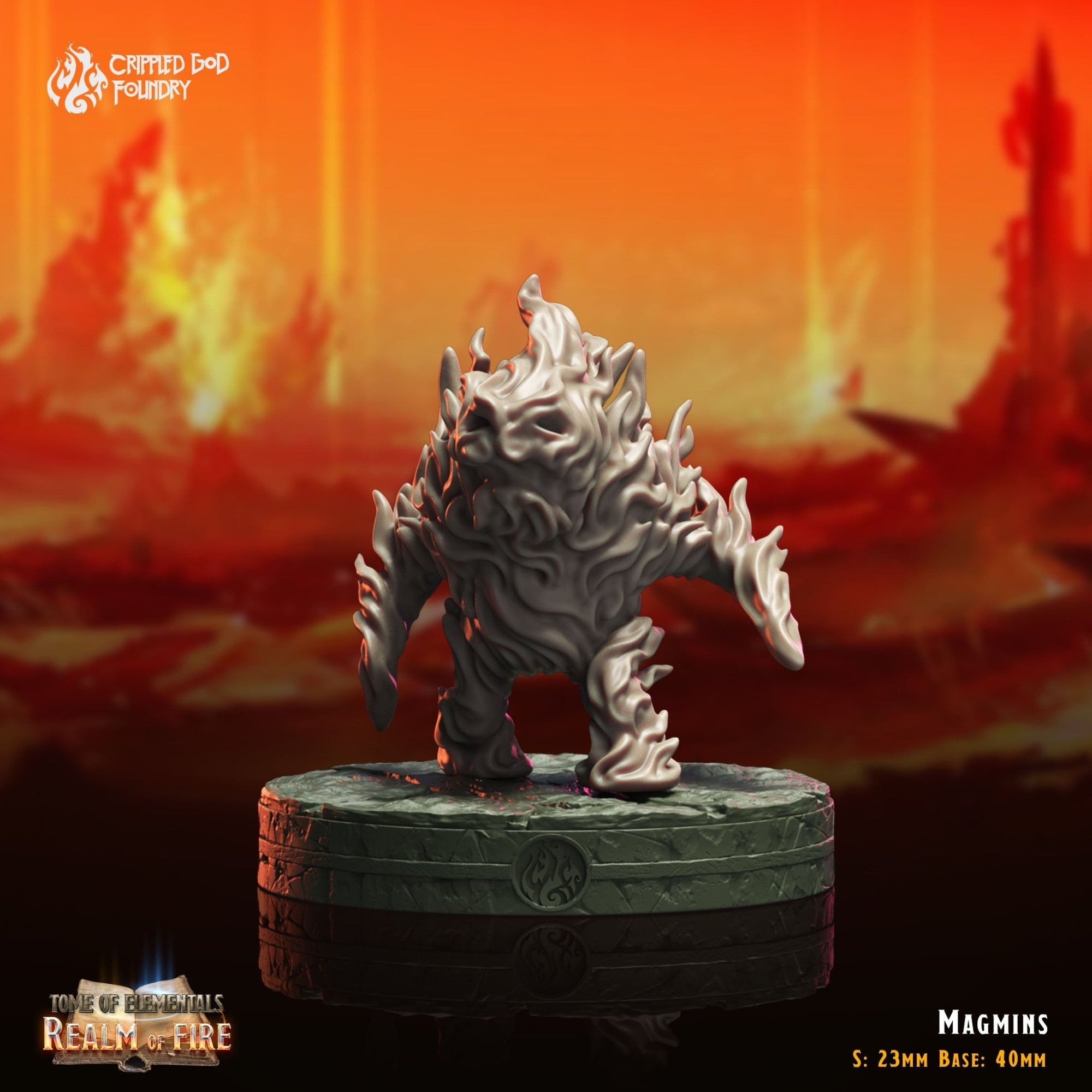 Mediocre StudiosTome of Elementals: Realm of FireTabletop Gaming Miniature