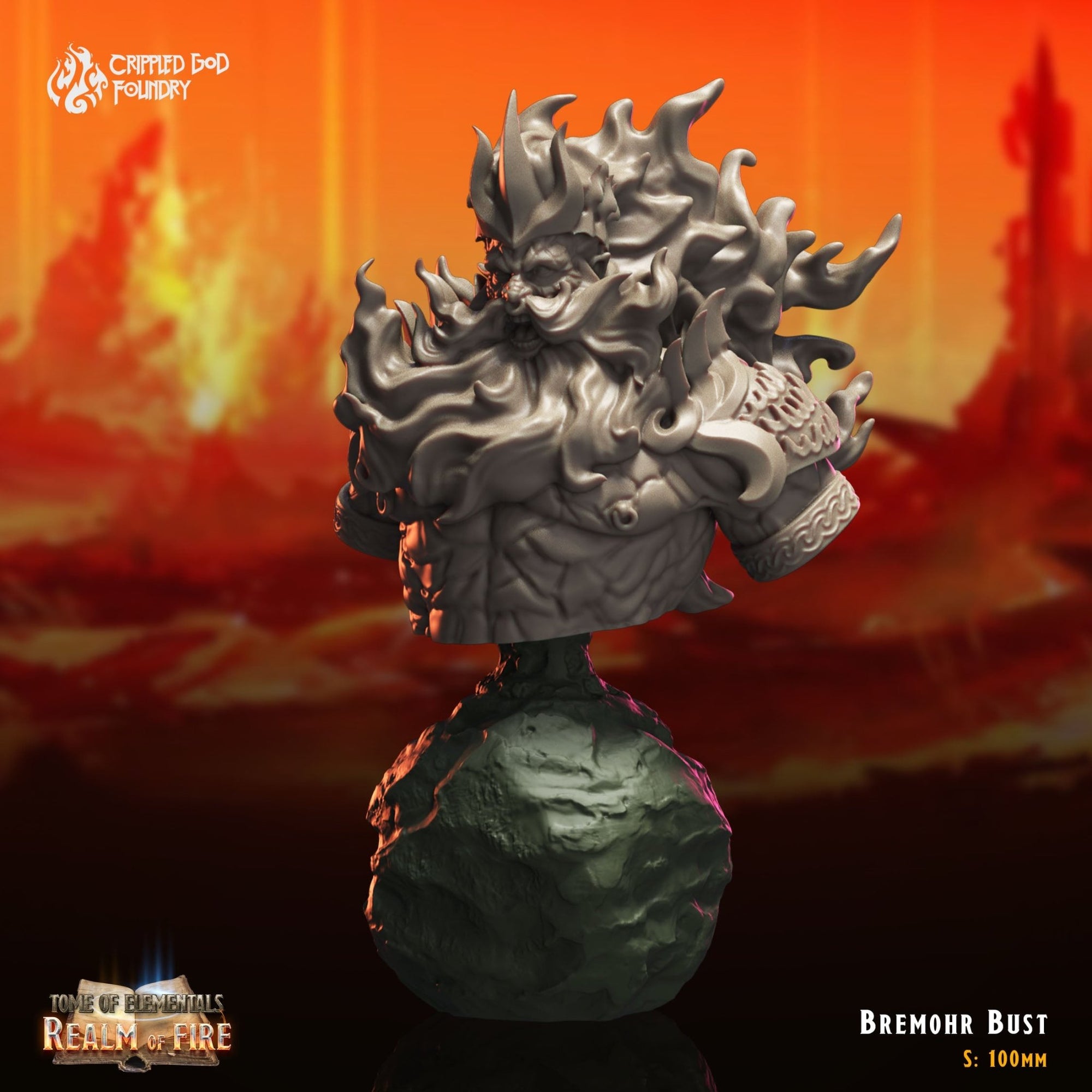 Mediocre StudiosTome of Elementals: Realm of FireTabletop Gaming Miniature