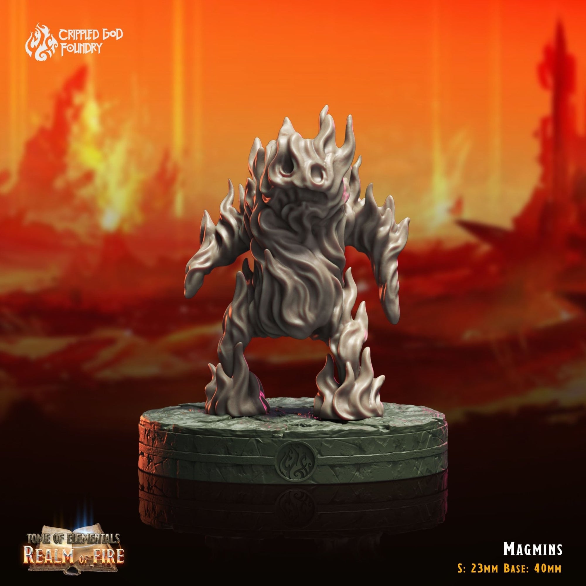 Mediocre StudiosTome of Elementals: Realm of FireTabletop Gaming Miniature