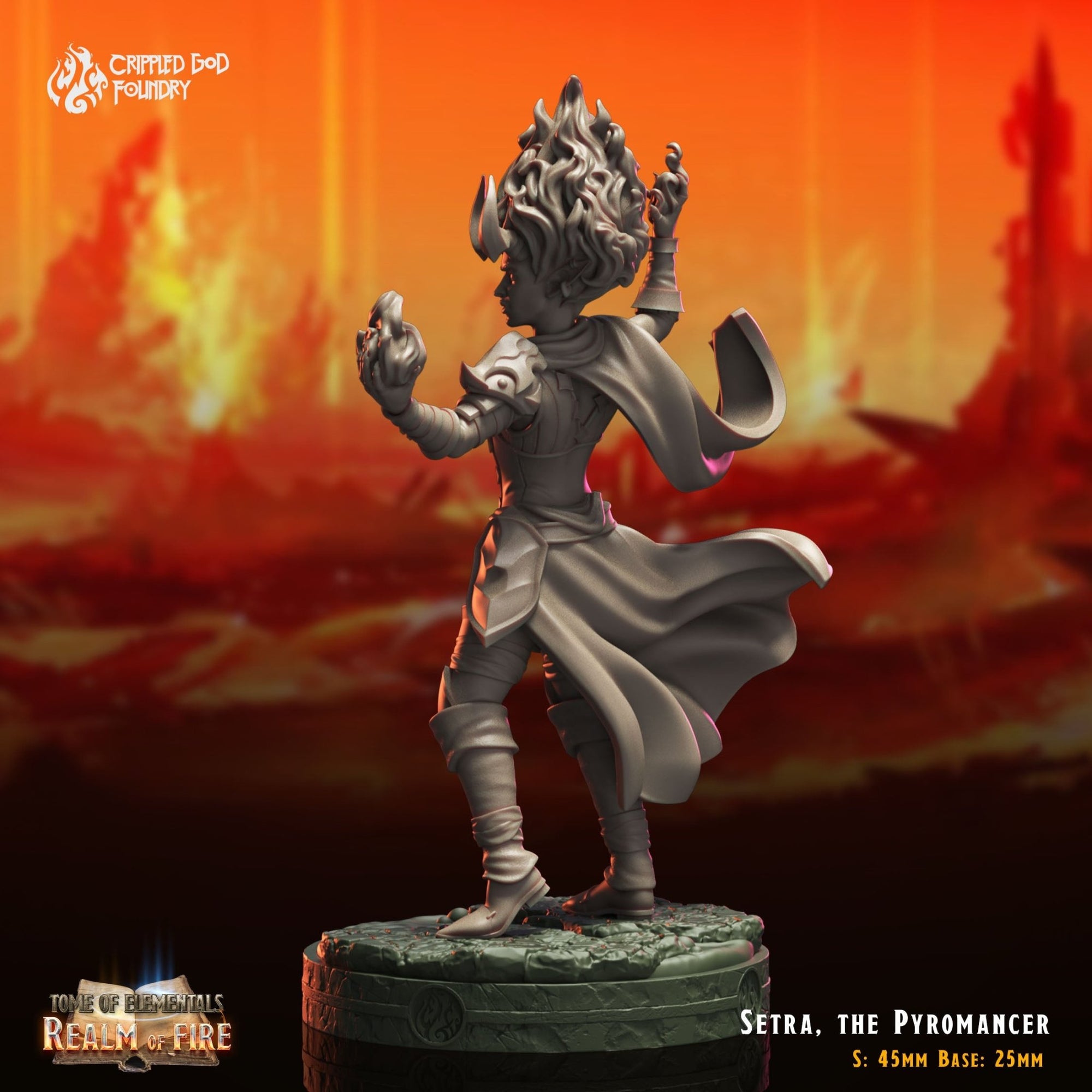 Mediocre StudiosTome of Elementals: Realm of FireTabletop Gaming Miniature
