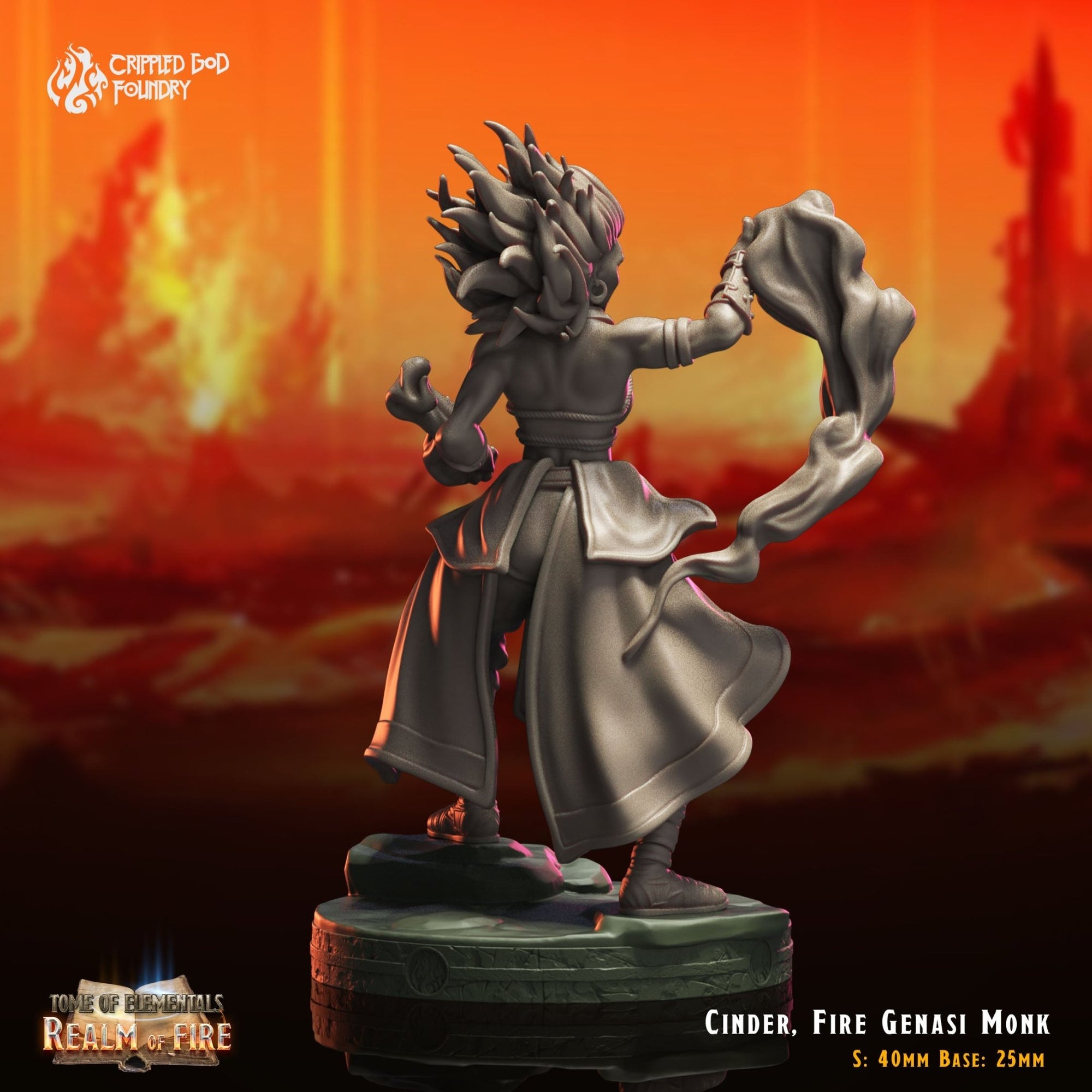Mediocre StudiosTome of Elementals: Realm of FireTabletop Gaming Miniature