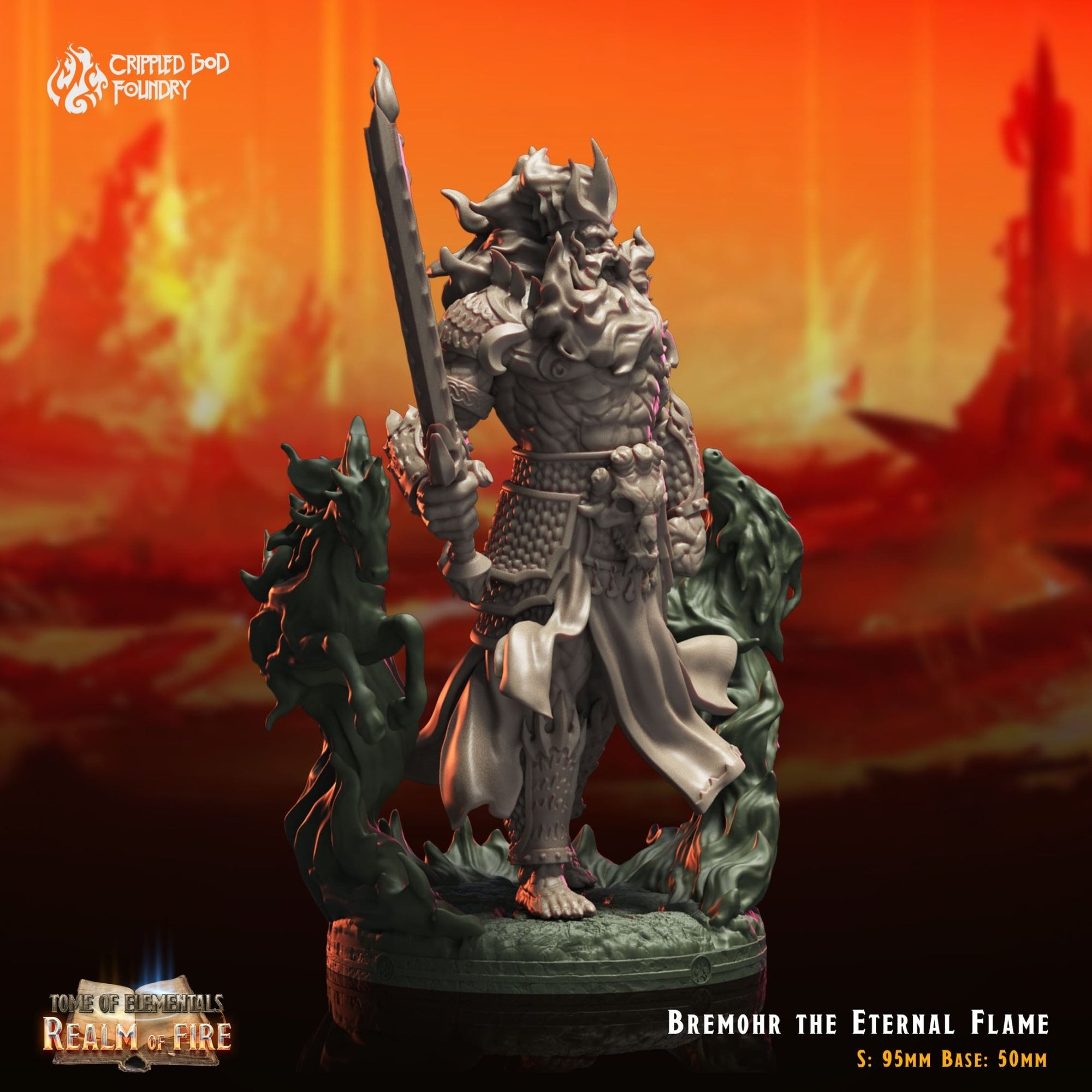 Mediocre StudiosTome of Elementals: Realm of FireTabletop Gaming Miniature