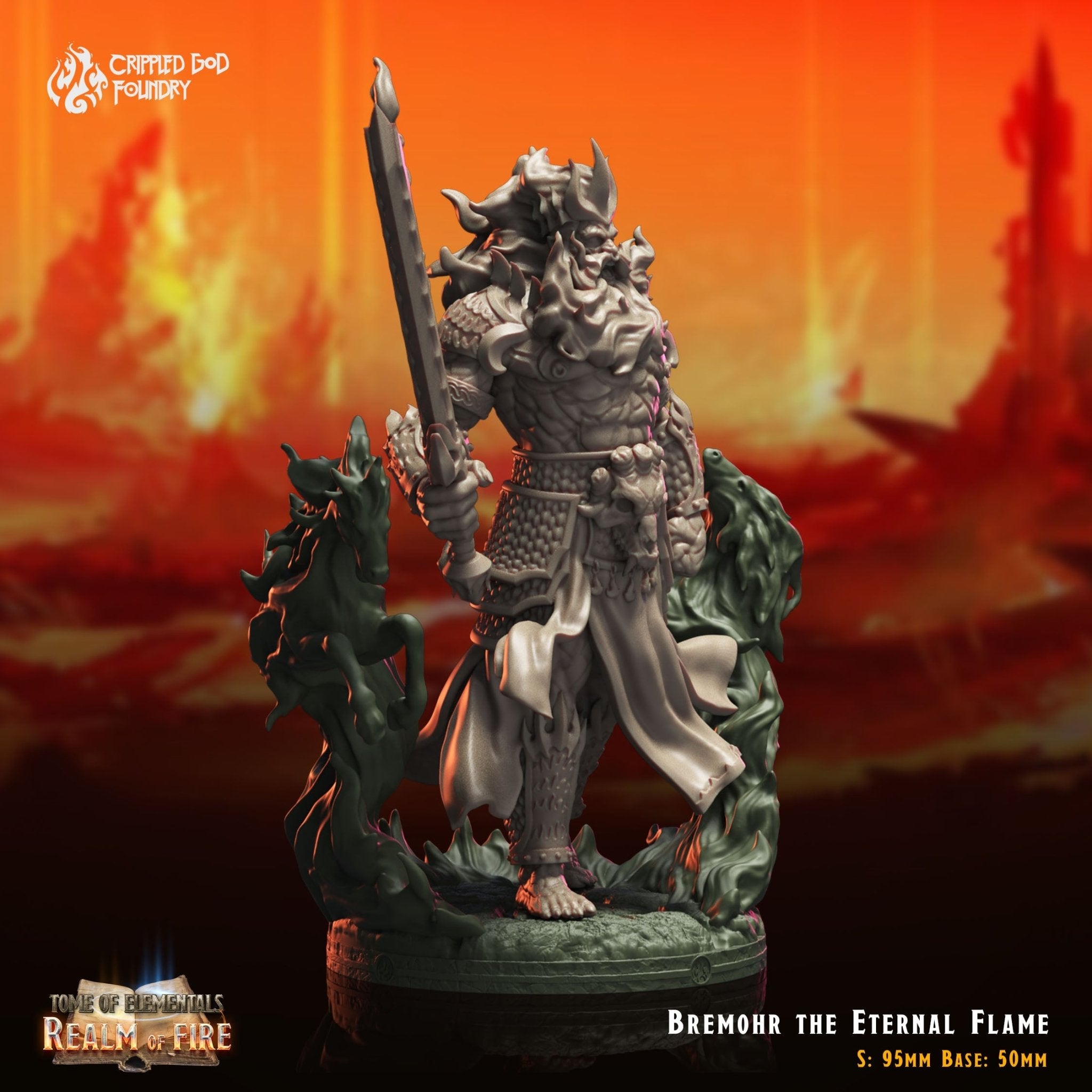 Mediocre StudiosTome of Elementals: Realm of FireTabletop Gaming Miniature