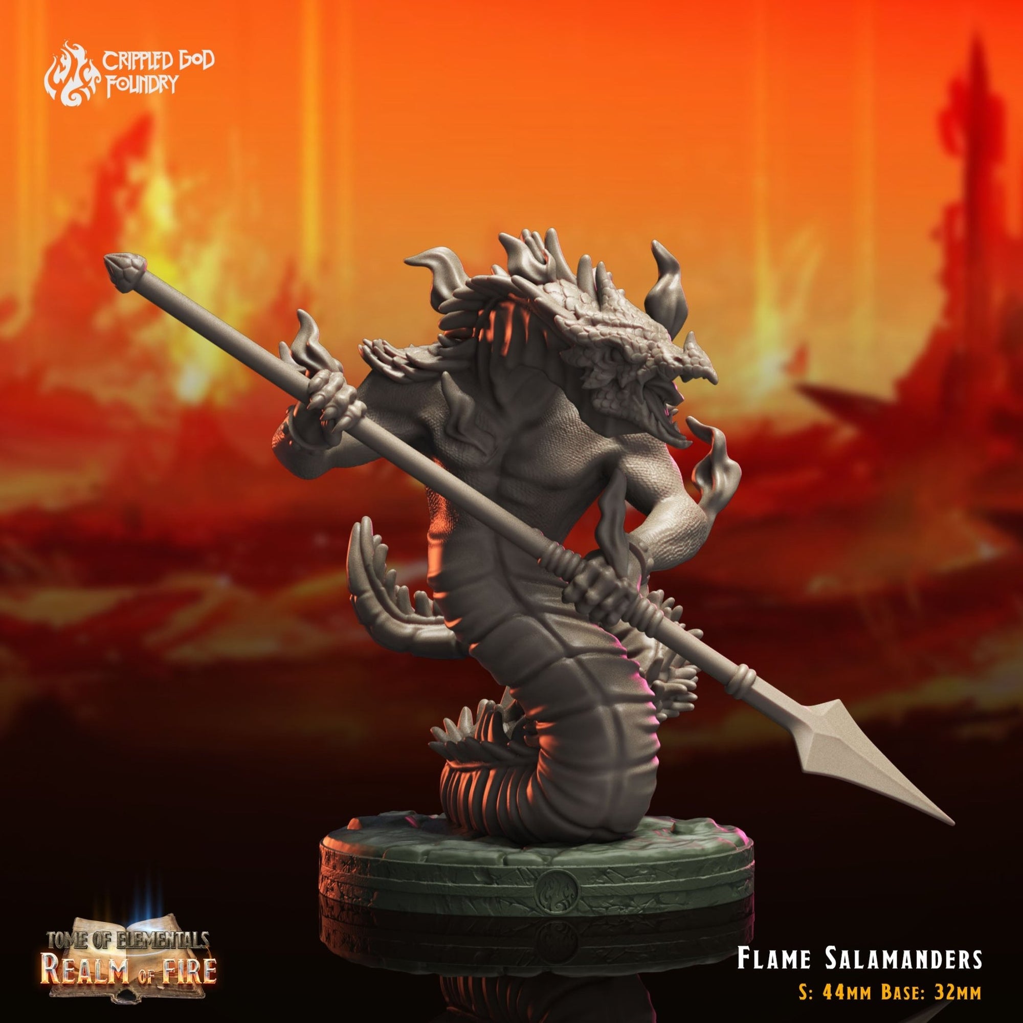 Mediocre StudiosTome of Elementals: Realm of FireTabletop Gaming Miniature