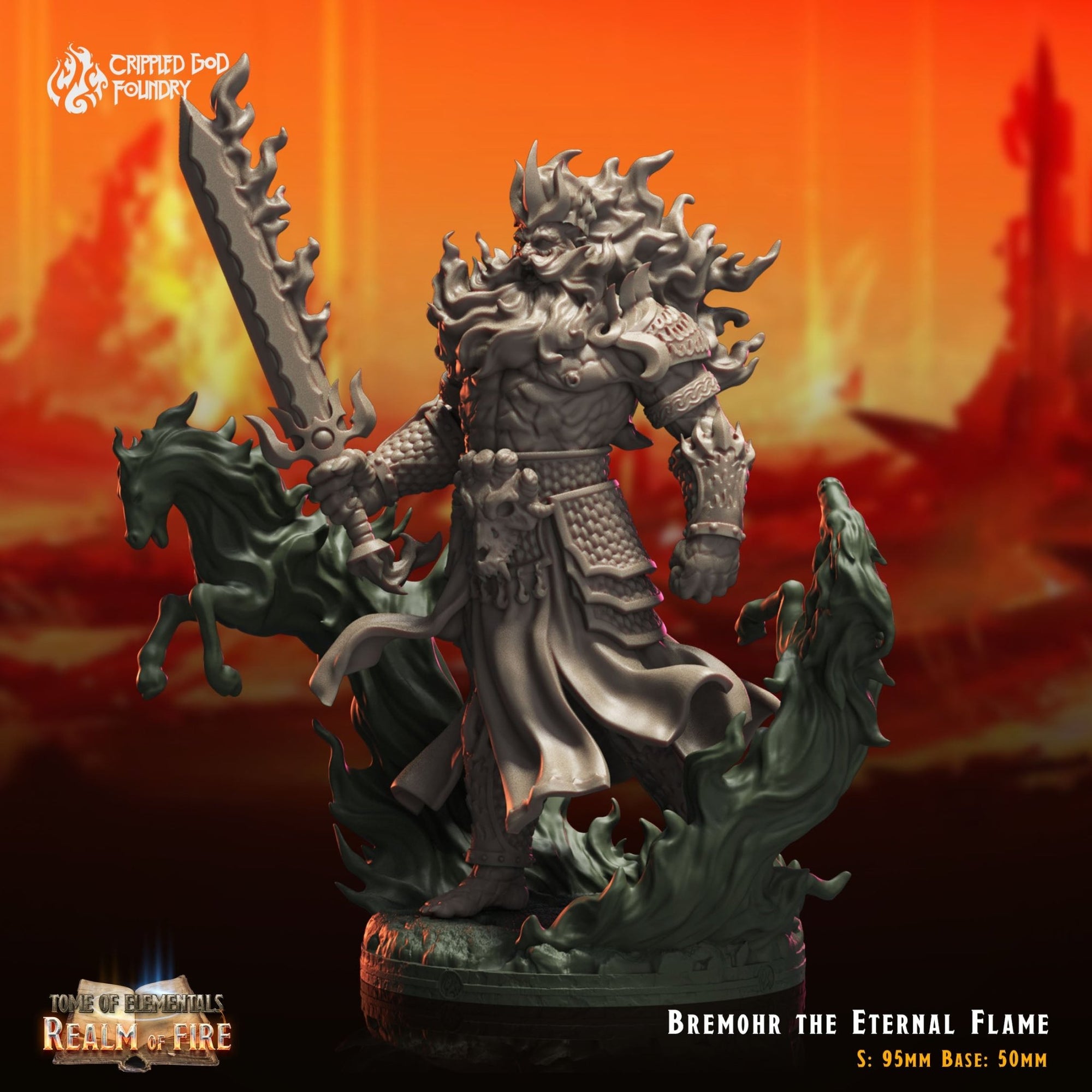 Mediocre StudiosTome of Elementals: Realm of FireTabletop Gaming Miniature