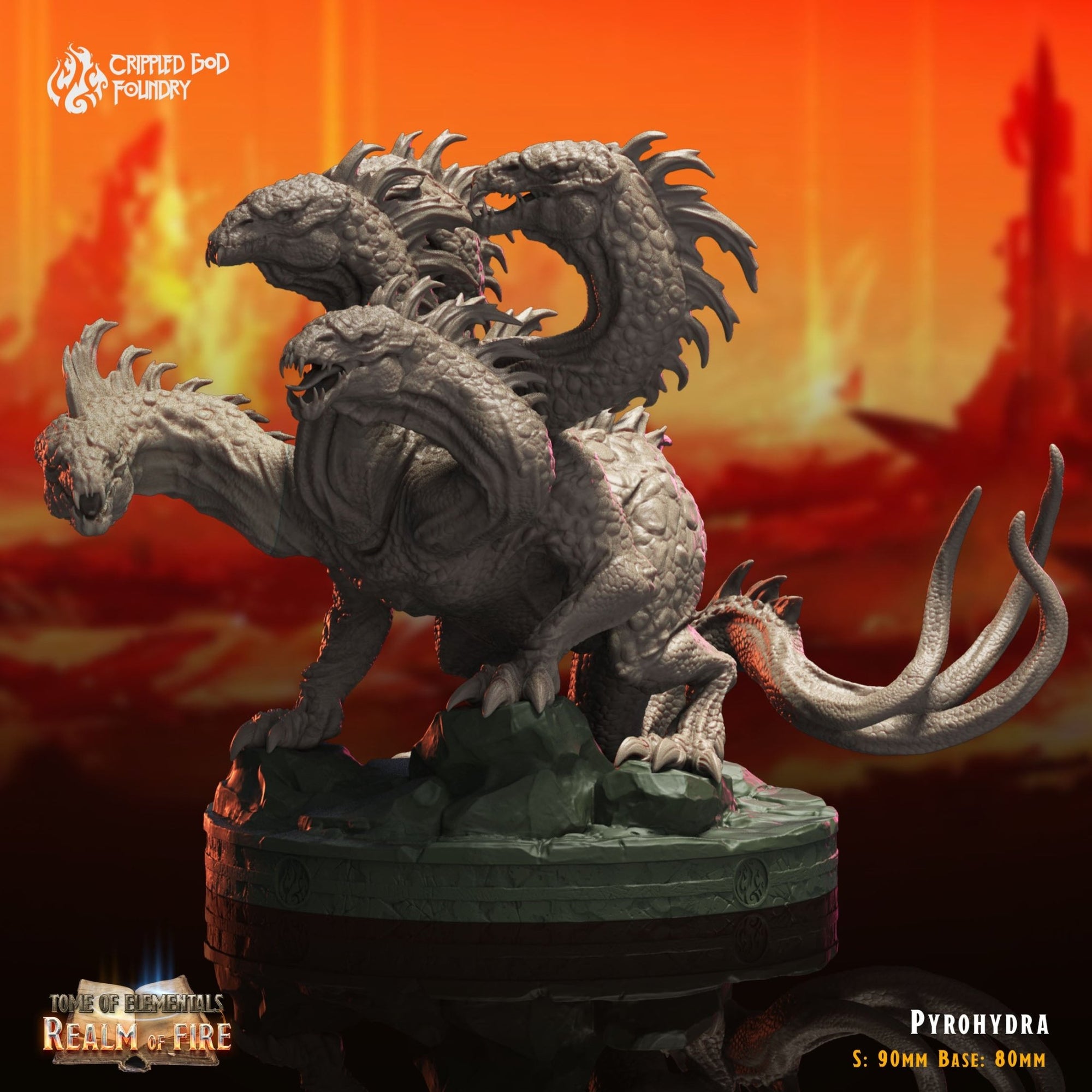 Mediocre StudiosTome of Elementals: Realm of FireTabletop Gaming Miniature