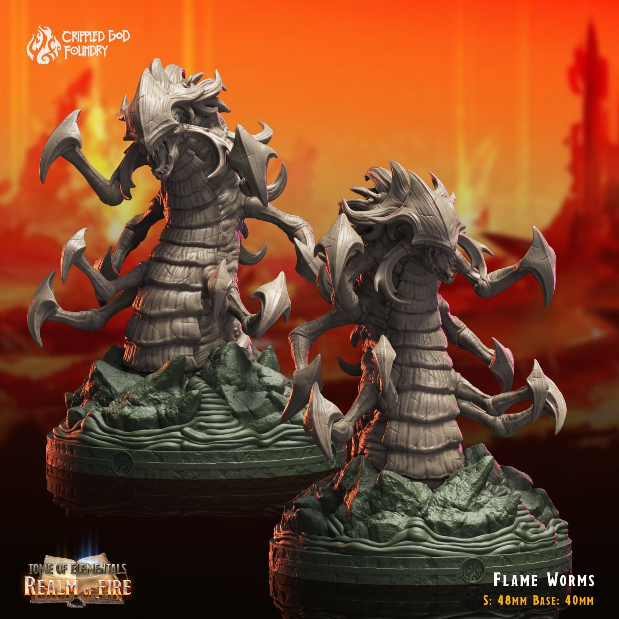 Mediocre StudiosTome of Elementals: Realm of FireTabletop Gaming Miniature