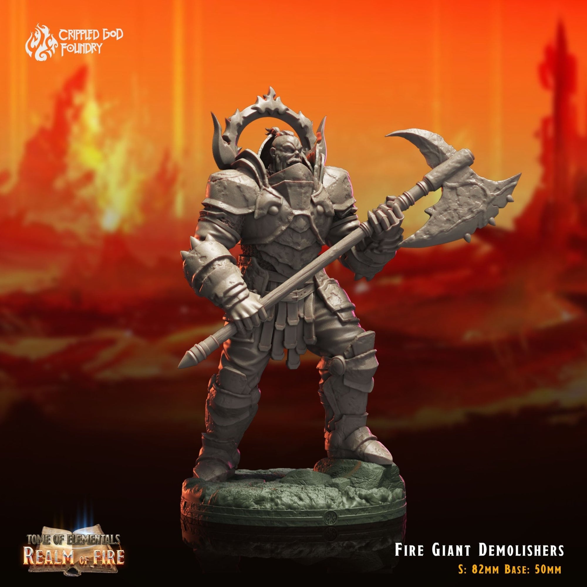 Mediocre StudiosTome of Elementals: Realm of FireTabletop Gaming Miniature