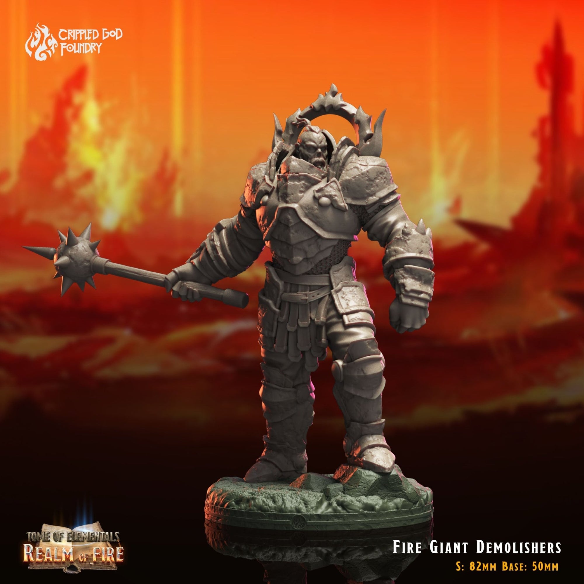Mediocre StudiosTome of Elementals: Realm of FireTabletop Gaming Miniature
