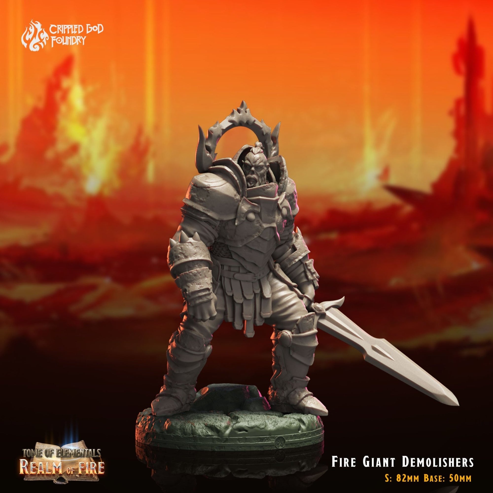 Mediocre StudiosTome of Elementals: Realm of FireTabletop Gaming Miniature