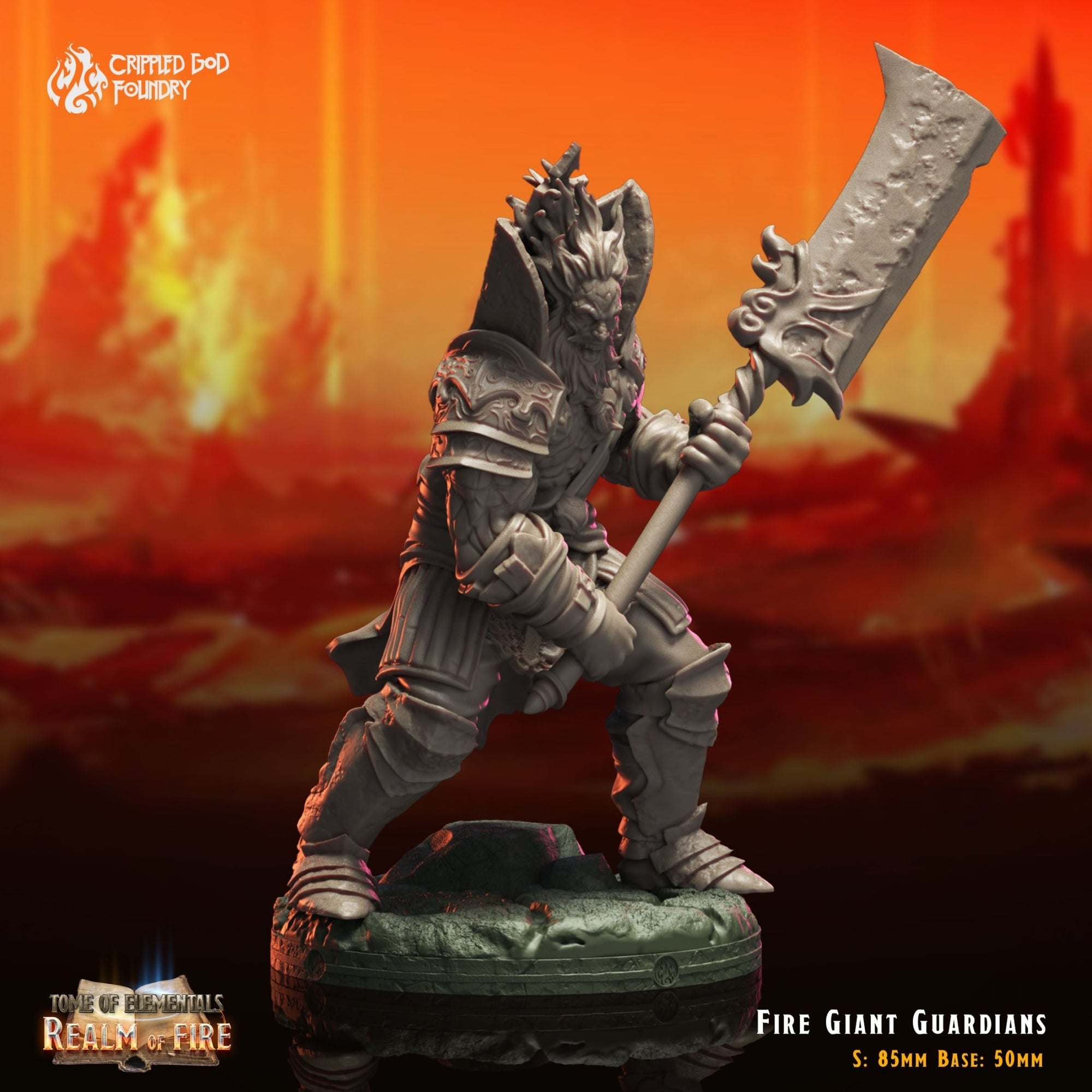 Mediocre StudiosTome of Elementals: Realm of FireTabletop Gaming Miniature
