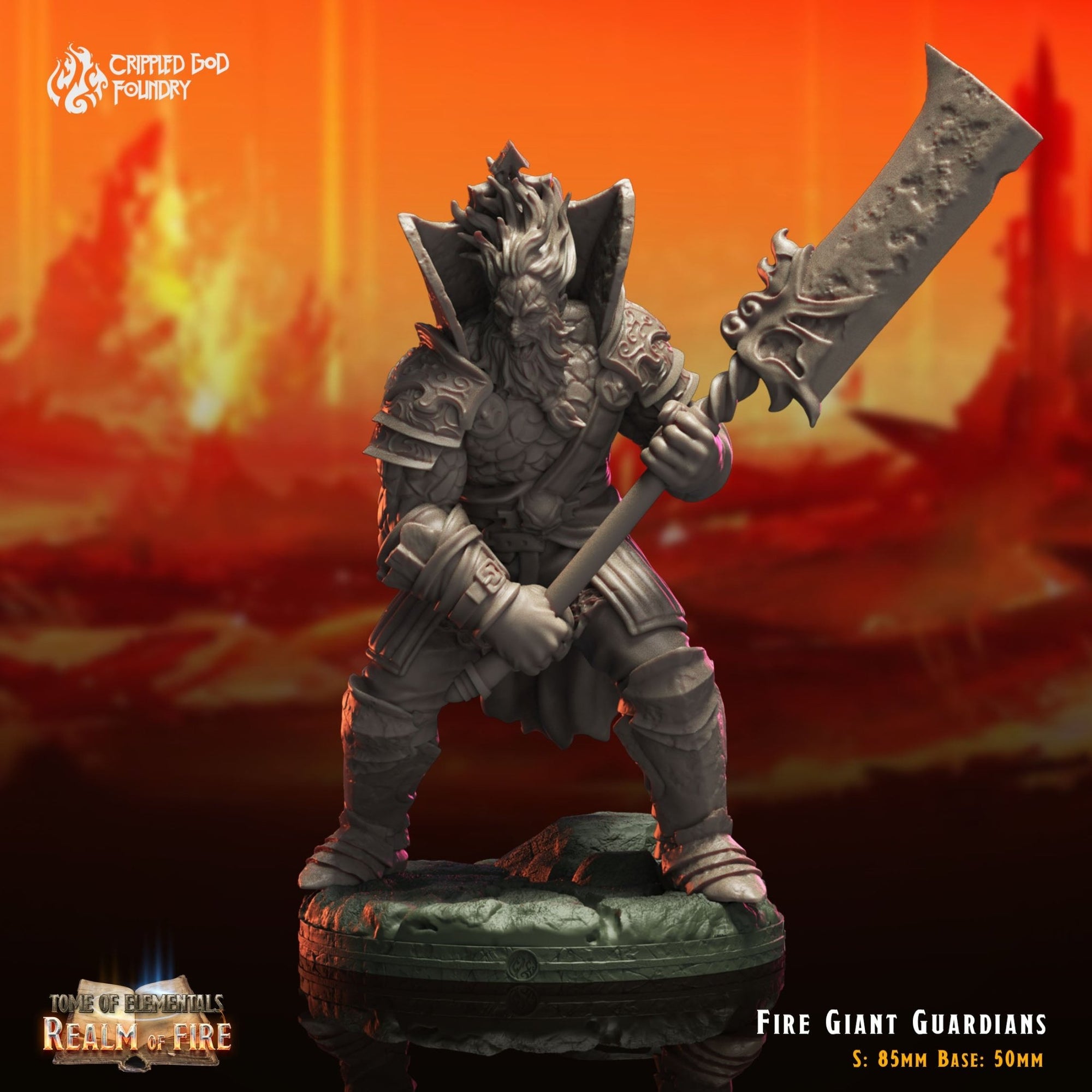 Mediocre StudiosTome of Elementals: Realm of FireTabletop Gaming Miniature