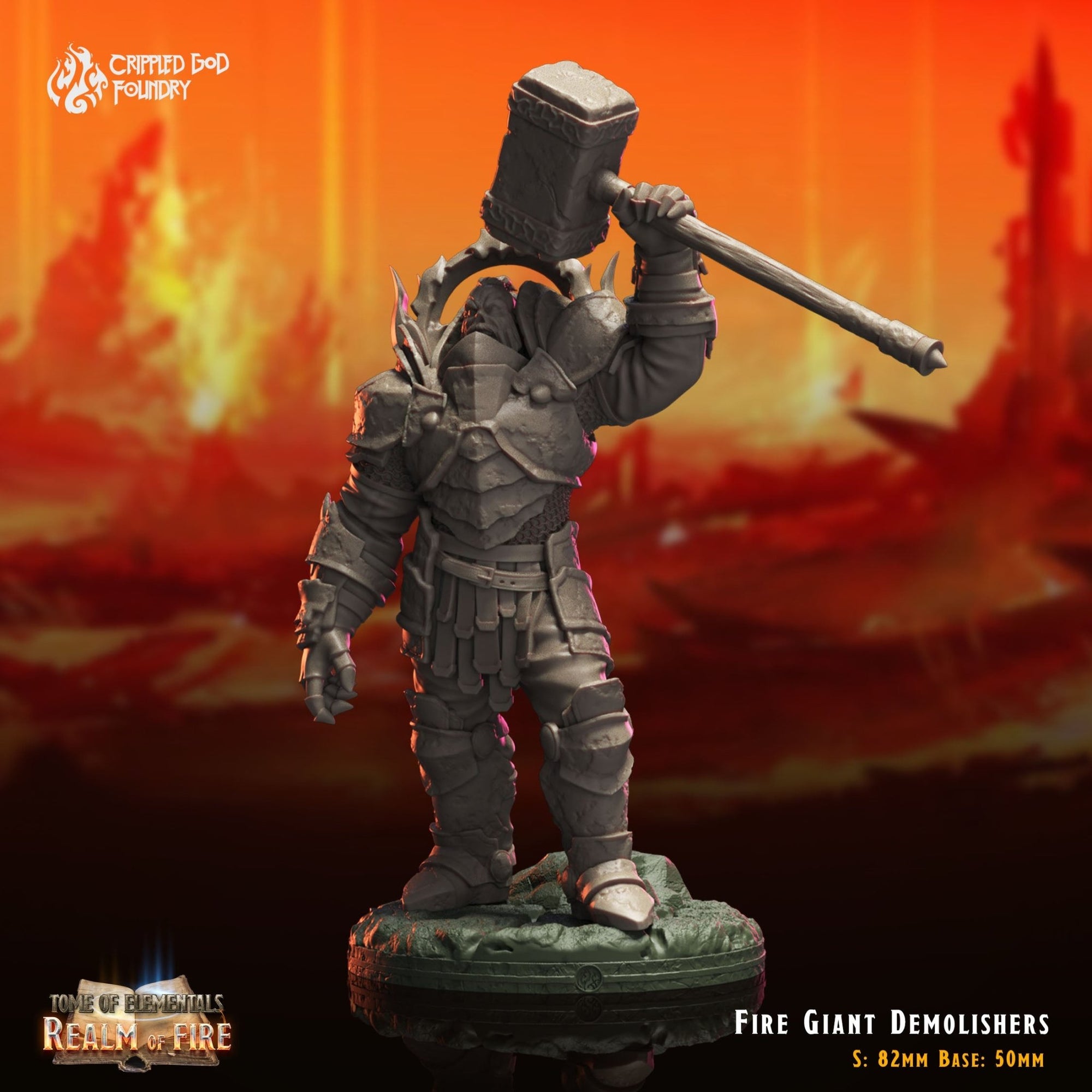 Mediocre StudiosTome of Elementals: Realm of FireTabletop Gaming Miniature