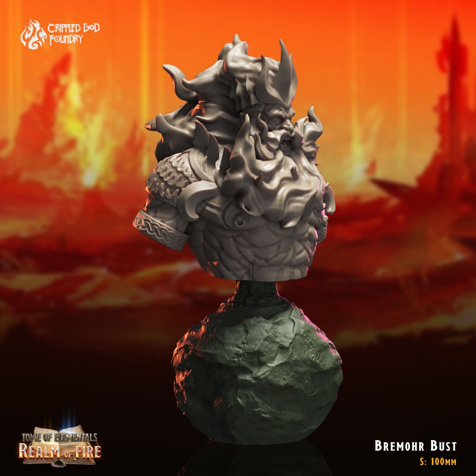 Mediocre StudiosTome of Elementals: Realm of FireTabletop Gaming Miniature
