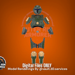 Mediocre StudiosTR - 117 Alpha Commander Armor SetCosplay