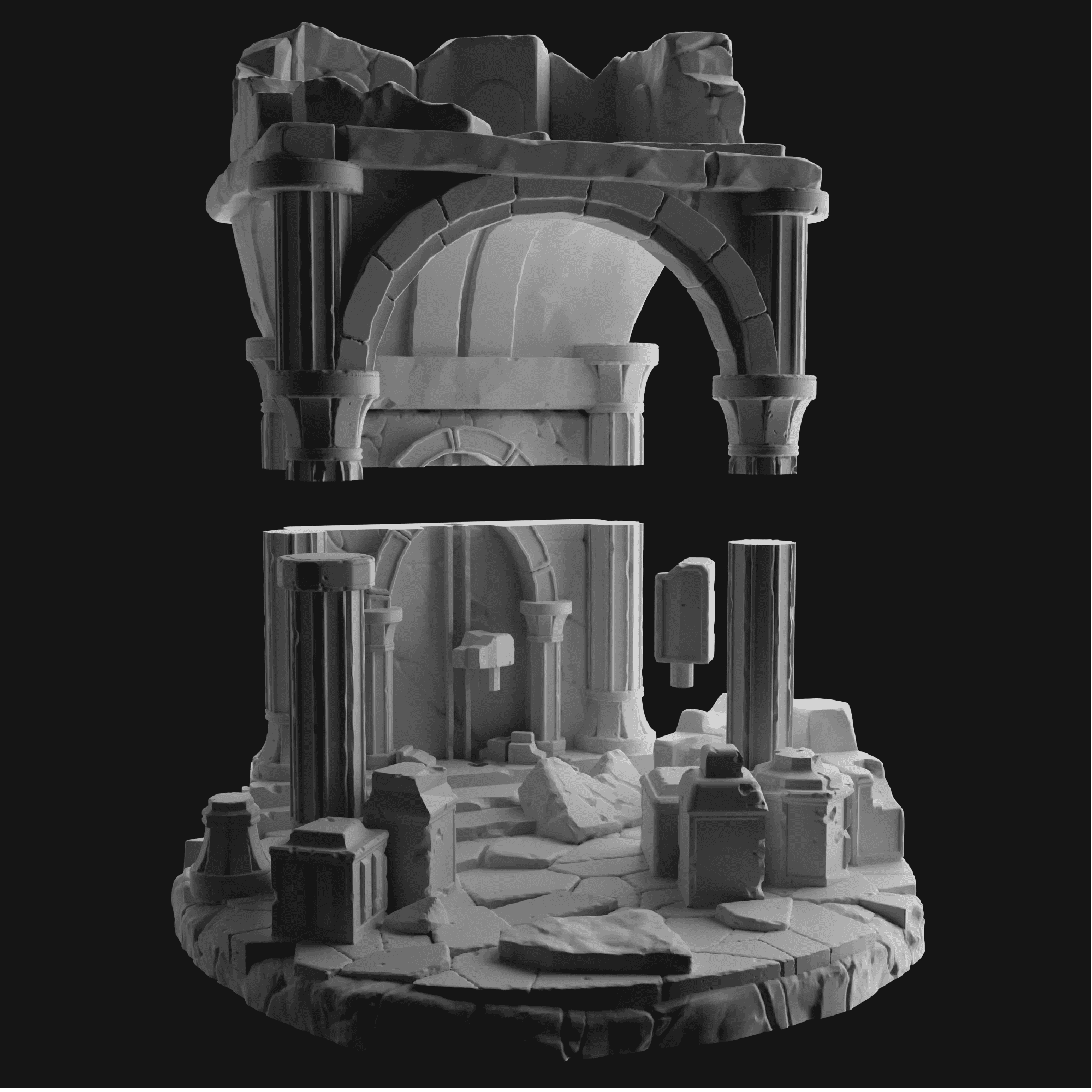 Mediocre StudiosTwo Column BaseTabletop Gaming
