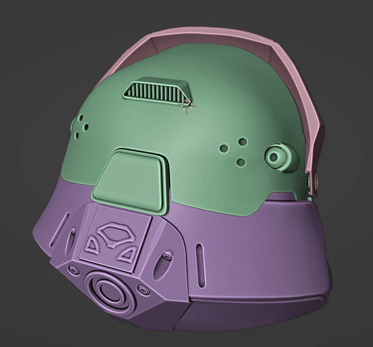 Mediocre StudiosUF-50 Bloodhound Helmet (.stl)3D Model STL