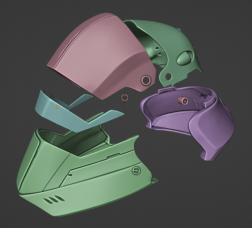 Mediocre StudiosUF-50 Bloodhound Helmet (.stl)3D Model STL