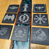 Mediocre StudiosWarhammer Chapter Themed CoastersLaser Engraved