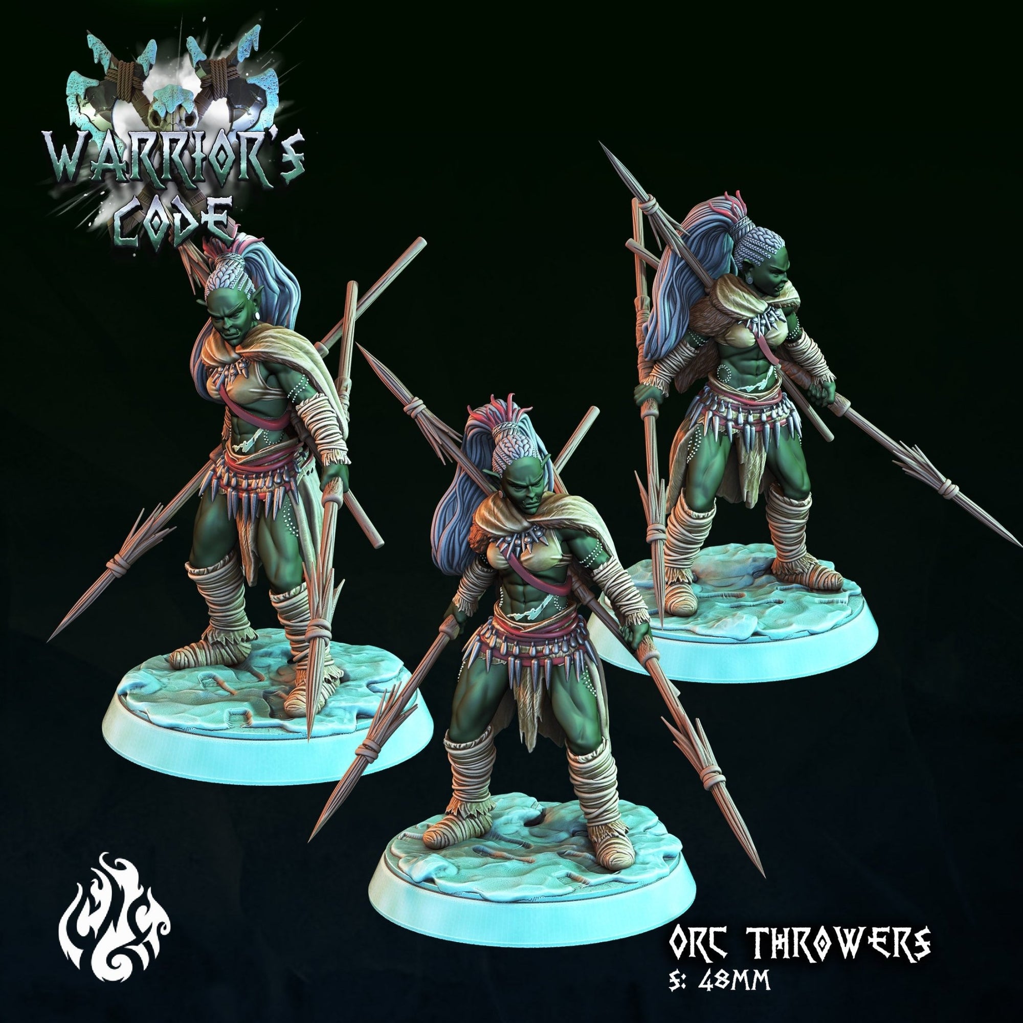 Mediocre StudiosWarrior's CodeTabletop Gaming Miniature